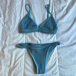 Blue Thick Soft Bikini Set